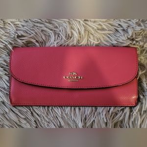 COACH Hot Pink Wallet